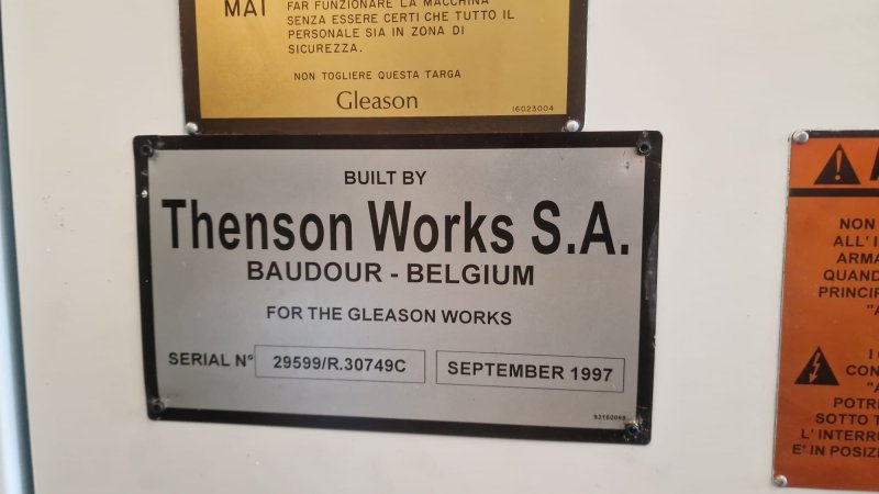 GLEASON 116 cnc 